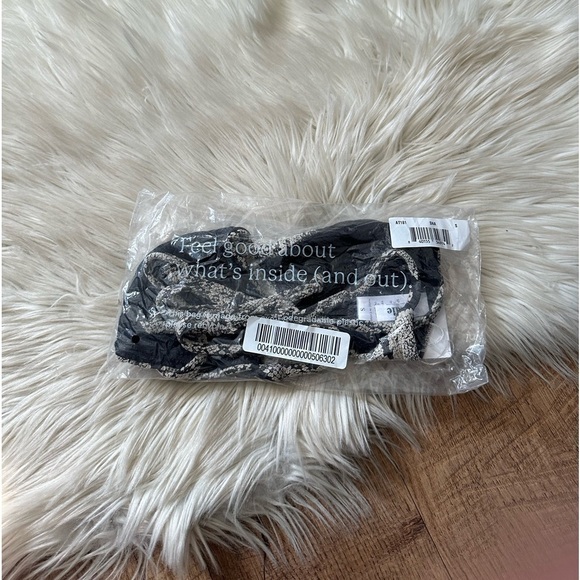 ANDIE The String Bikini Bottom In Snake - Picture 2 of 3